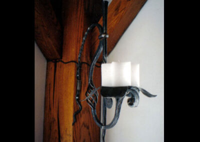 Sconce by Live Iron Forge.