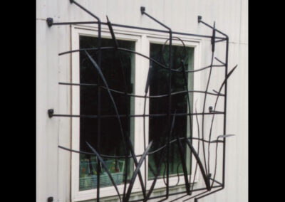 Window security bars by Live Iron Forge.